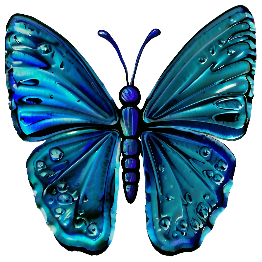 Ice Butterfly Frost Png Khg48