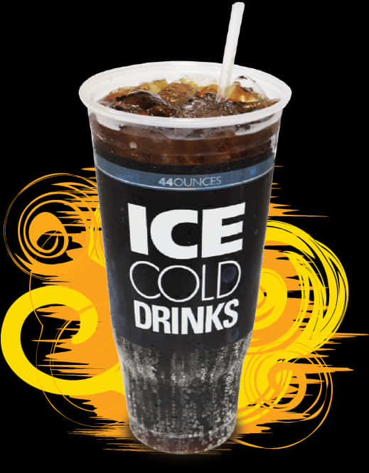 Ice Cold Drinkin Cup Graphic Background