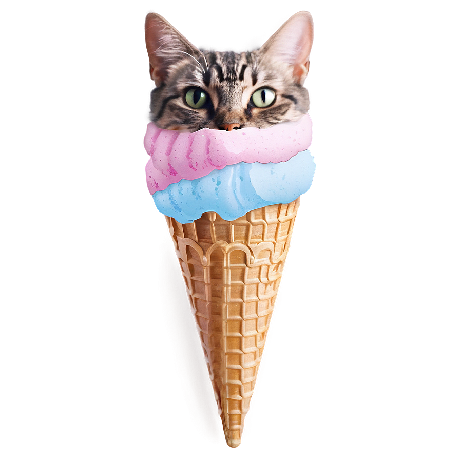 Ice Cream Cat Filter Png Hxs68