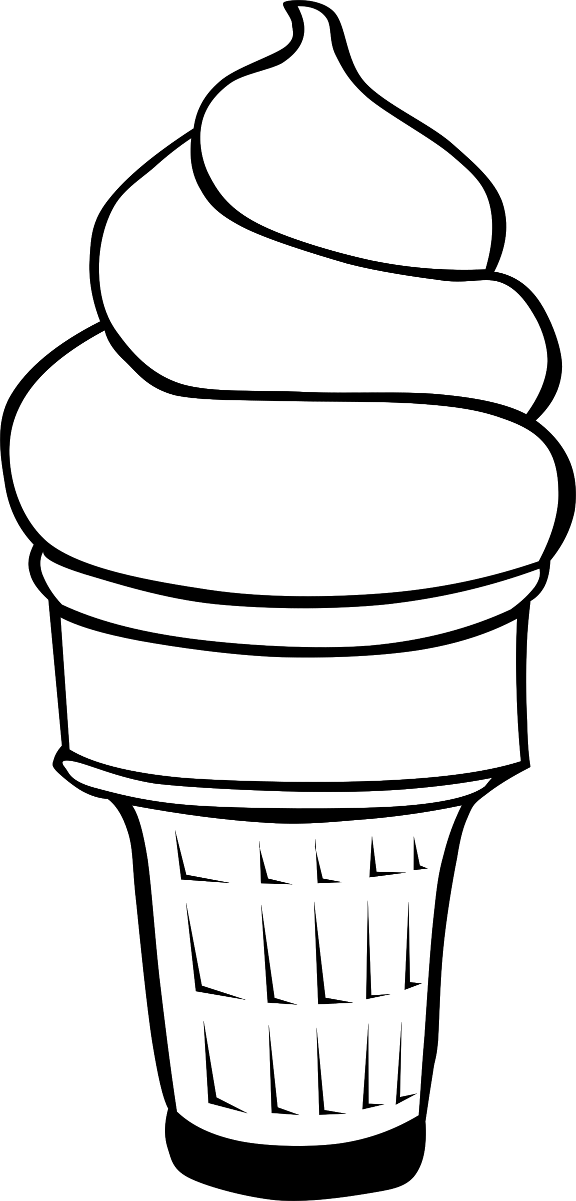 Transparent Gateway Arch Png - Soft Serve Ice Cream Cone Clip Art, Png Download PNG with transparent background