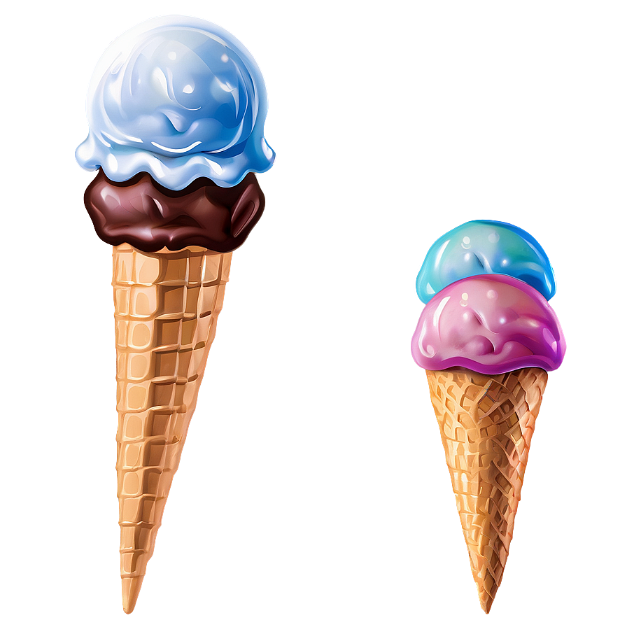 Ice Cream Cone Illustration Png 05252024