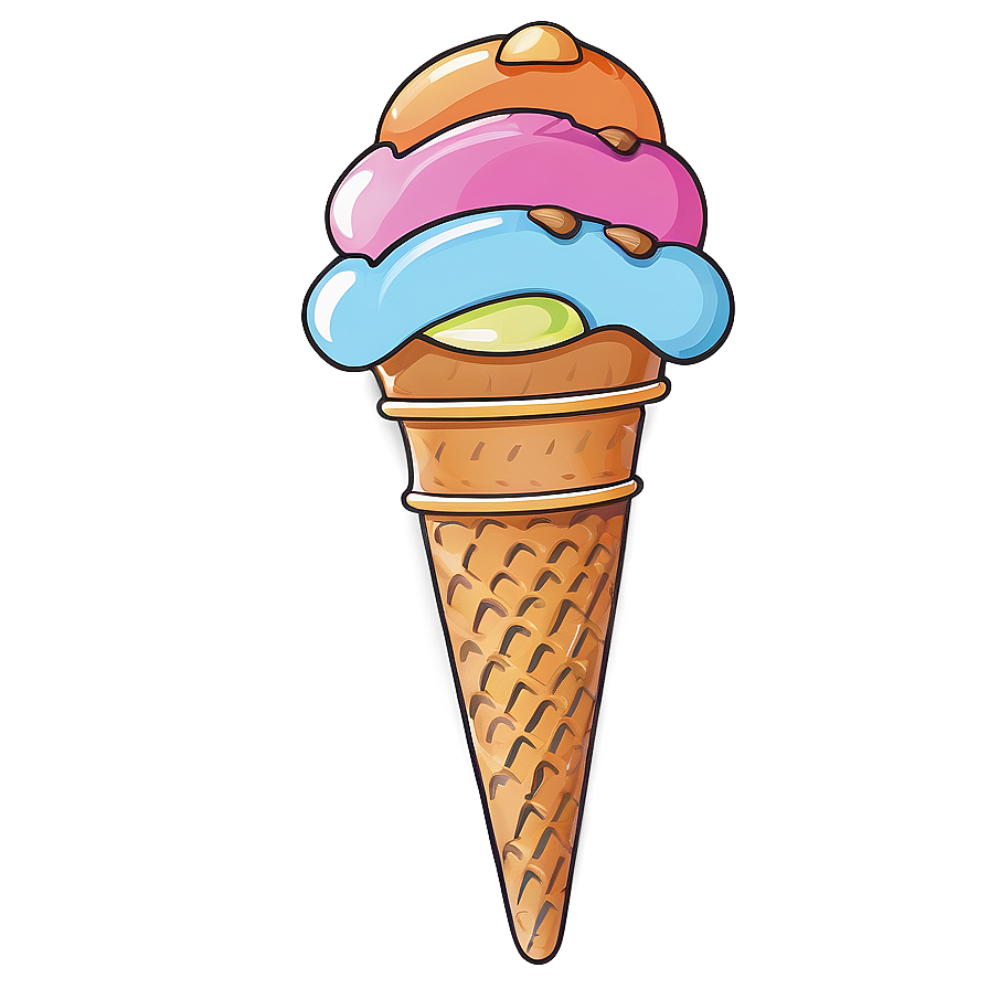 Ice Cream Cone Outline Png Srh