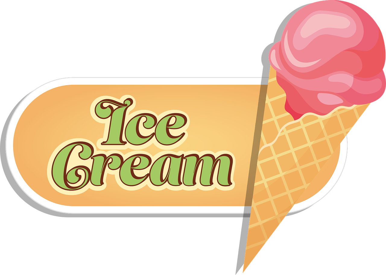 Ice Cream Logowith Cone