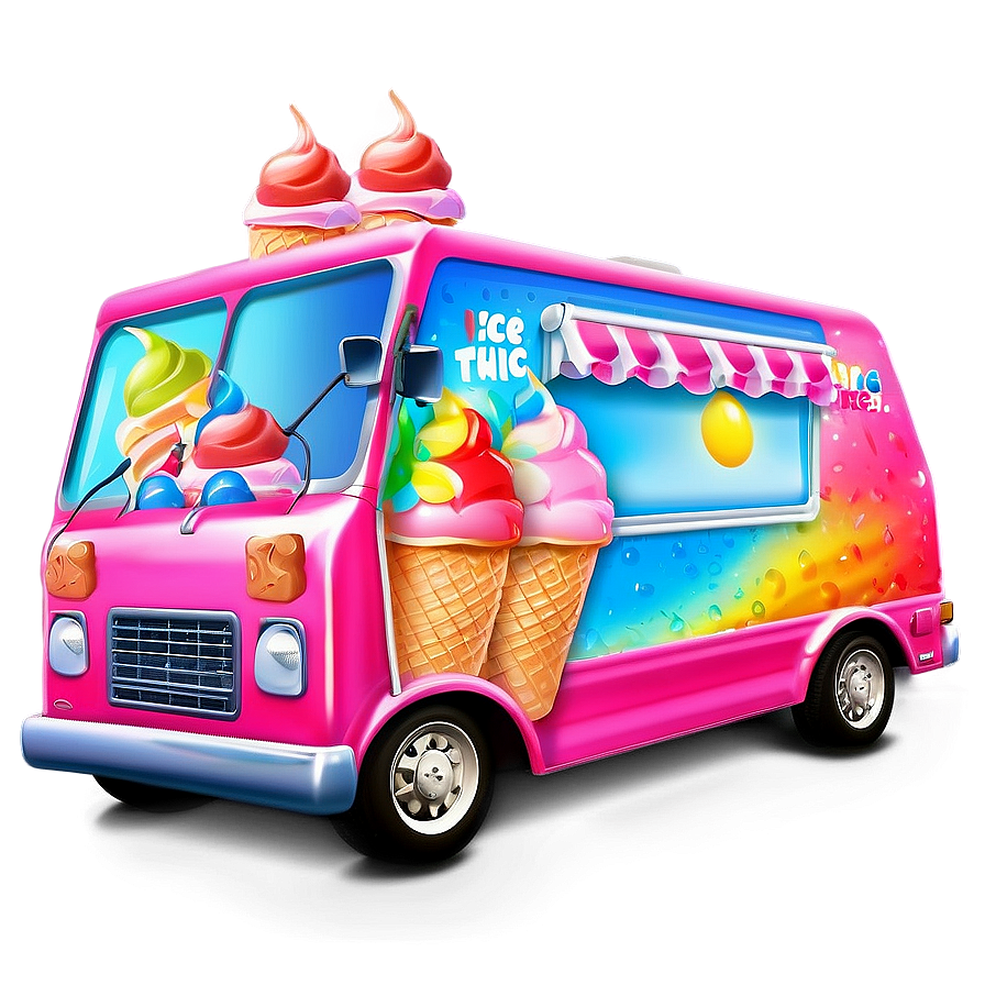 Ice Cream Truck Business Logo Png Drs62