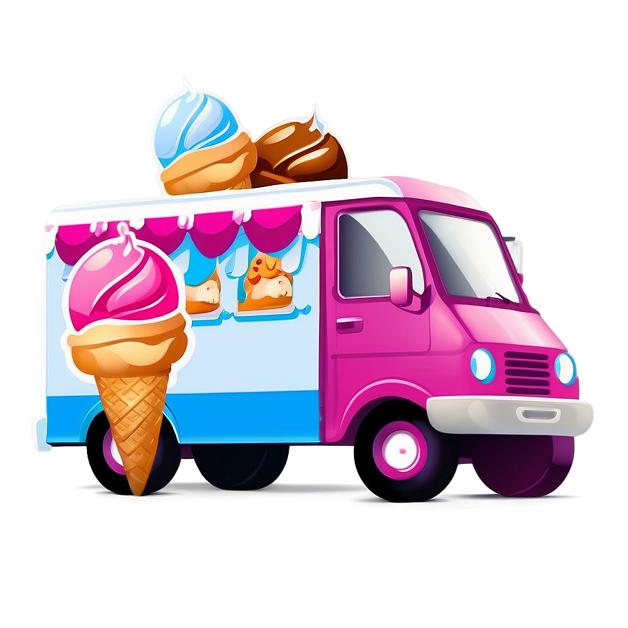 Ice Cream Truck Business Logo Png Koi70