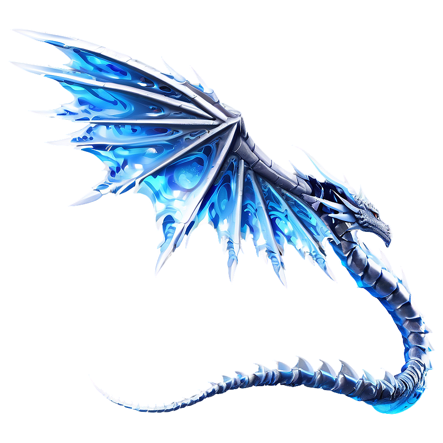 Ice Dragon Wings Image Png 06122024