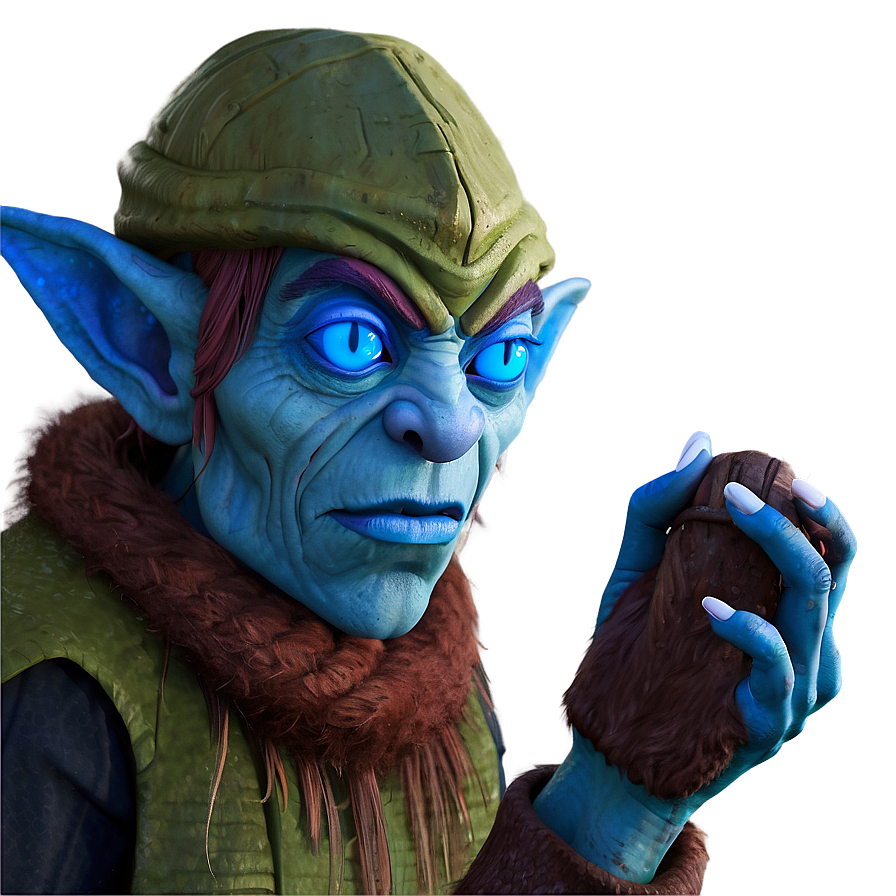 Ice Goblin In Winter Png Bix