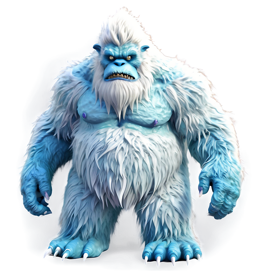 Ice Mountain Yeti Monster Png 05232024