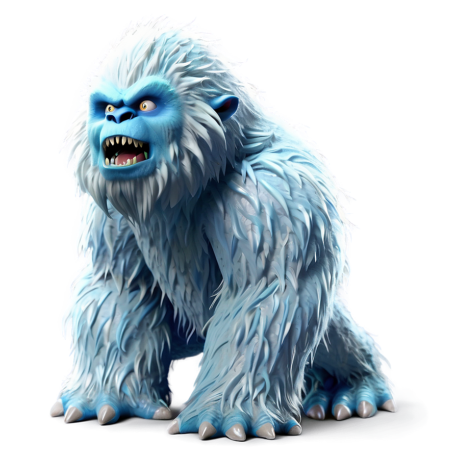 Ice Mountain Yeti Monster Png Nkx