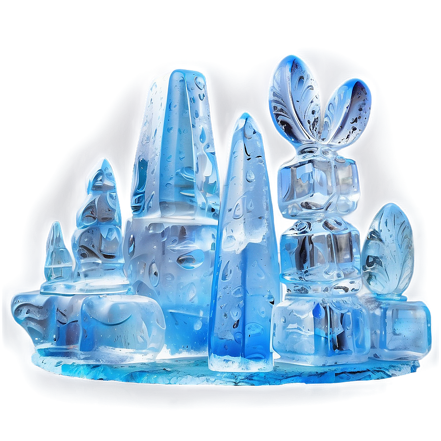 Ice Sculpture Art Png Epg