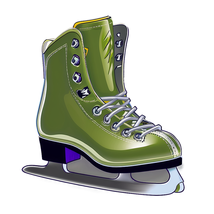 Ice Skate Outline PNG 06212024 PNG image with a transparent background, free high-resolution download