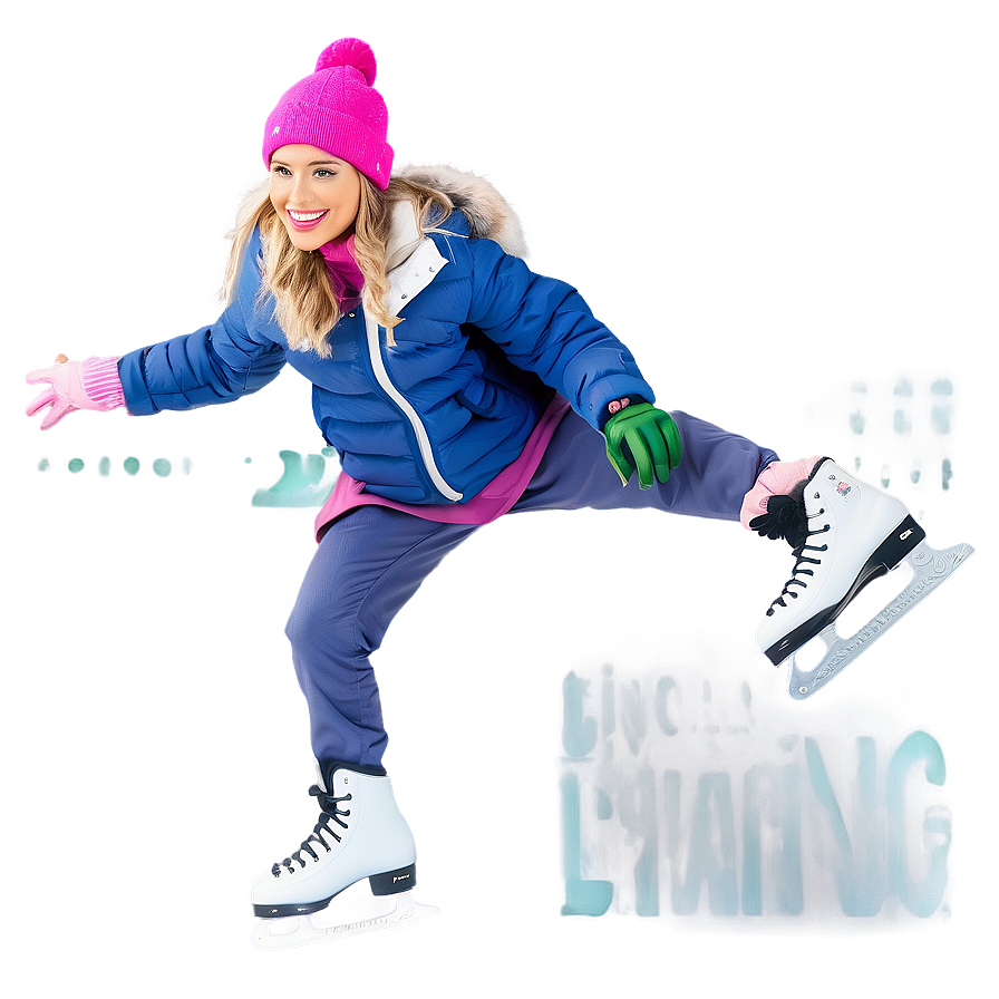 Ice Skating Bliss PNG 83 PNG with transparent background