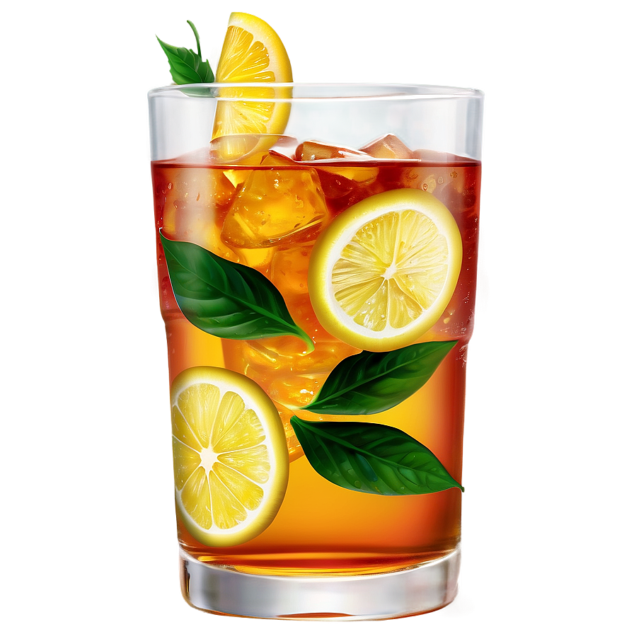 Ice Tea Glass Png Bed