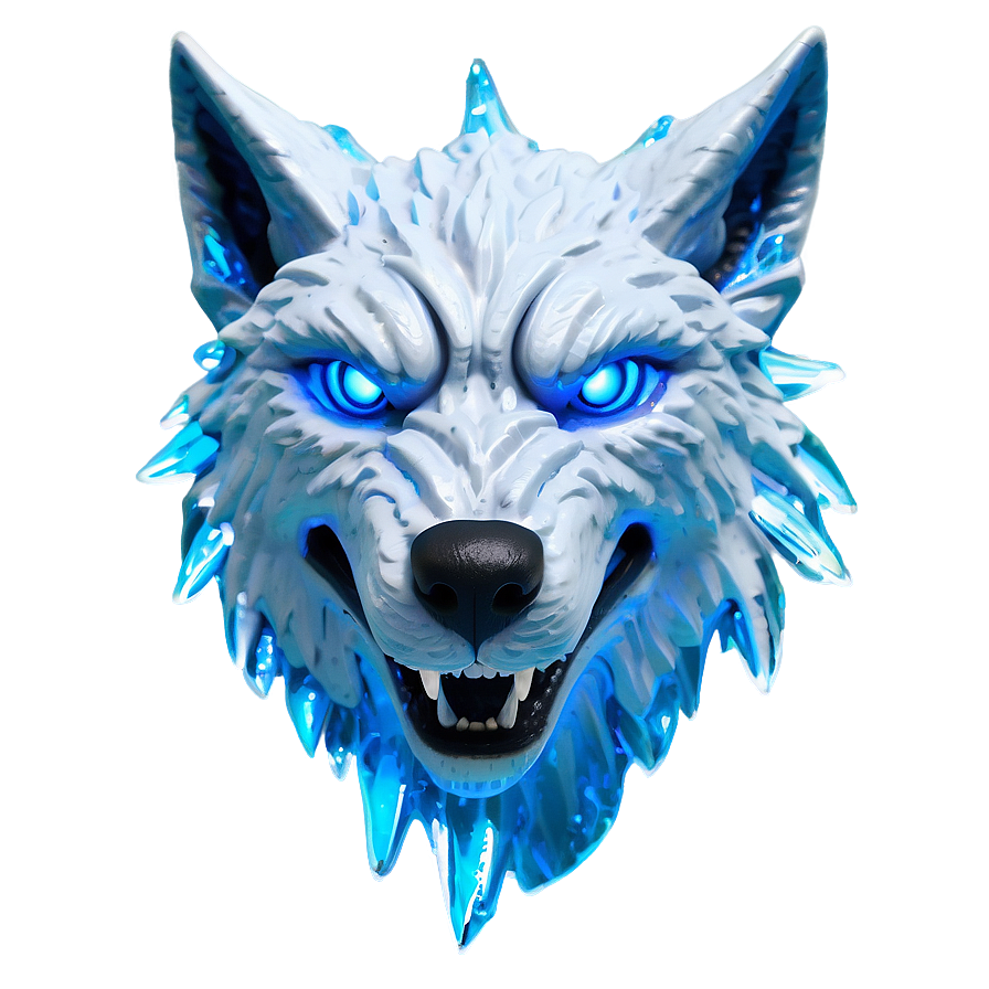 Ice Wolf Head Blizzard Png Sae