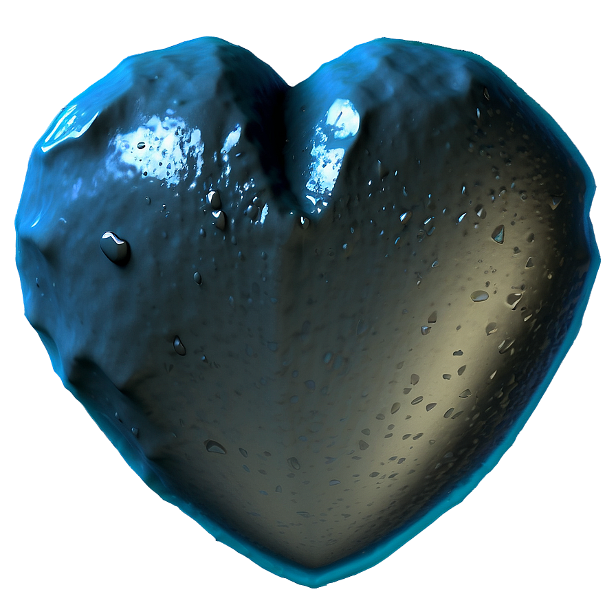 Iceberg Blue Heart Emoji Png Pya1