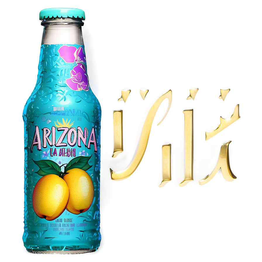 Iced Arizona Tea Bottle PNG dvo PNG with transparent background