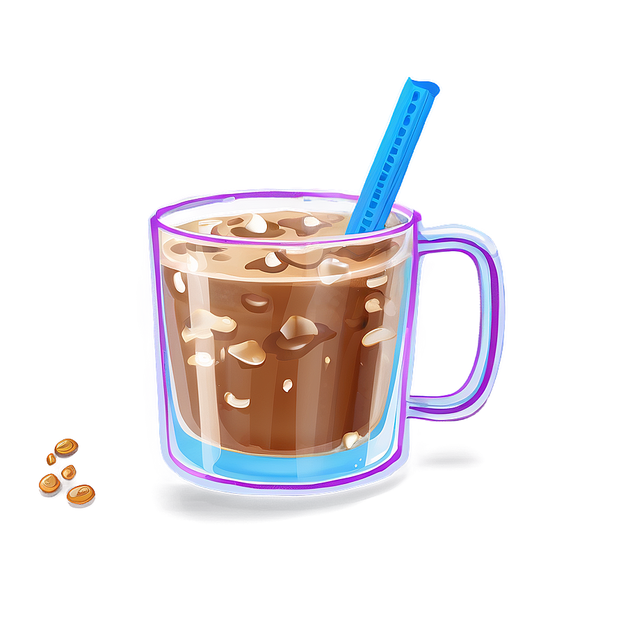 Iced Chai Mug PNG wdh24 PNG with transparent background