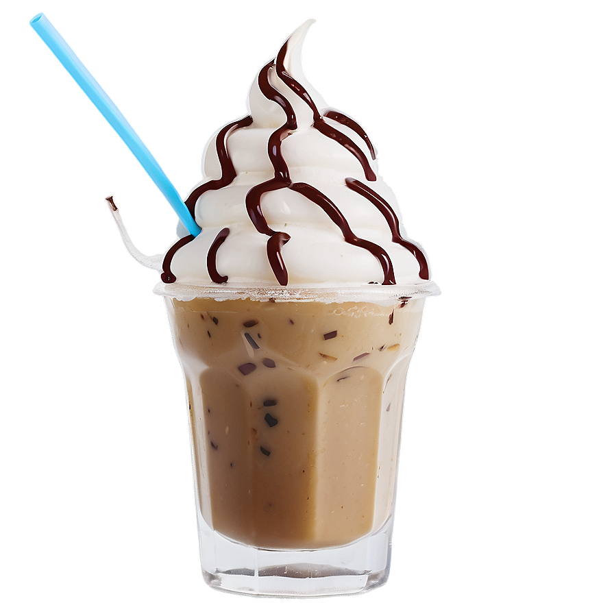 Iced Coffee with Ice Cream PNG 5 PNG image with a transparent background, free high-resolution download
