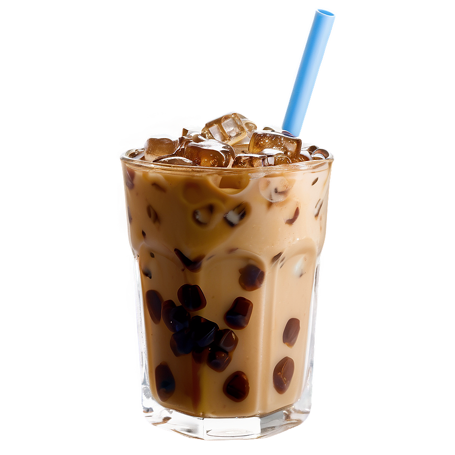 Iced Coffee with Milk PNG vov89 PNG image with a transparent background, free high-resolution download