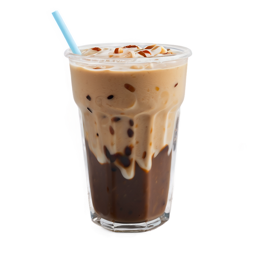 Iced Coffee with Oat Milk PNG uds PNG image with a transparent background, free high-resolution download