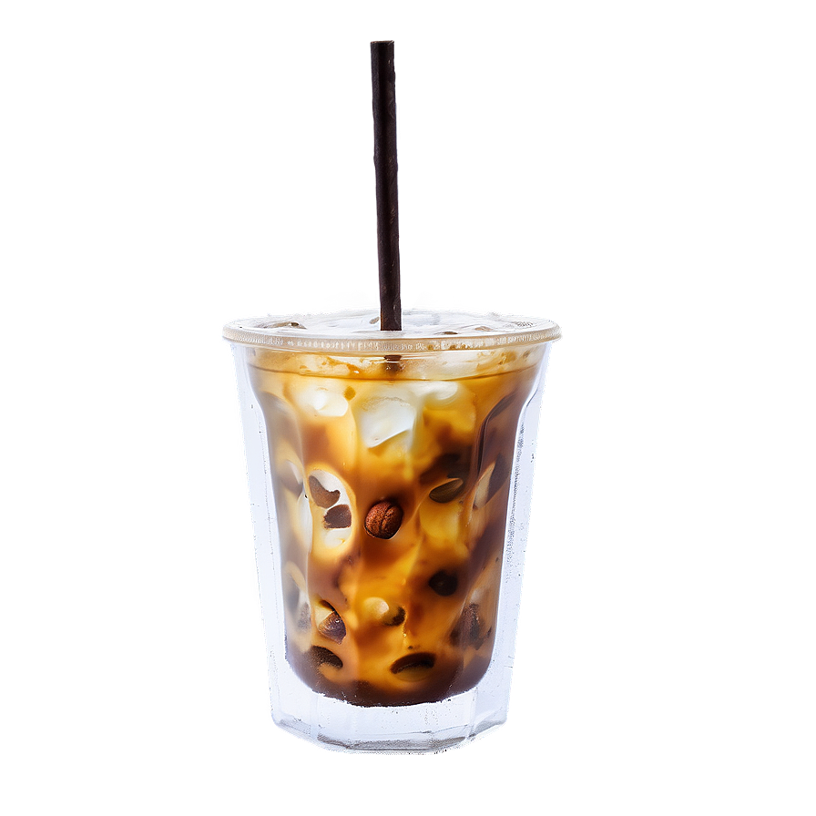 Iced Coffee With Orange Png 11