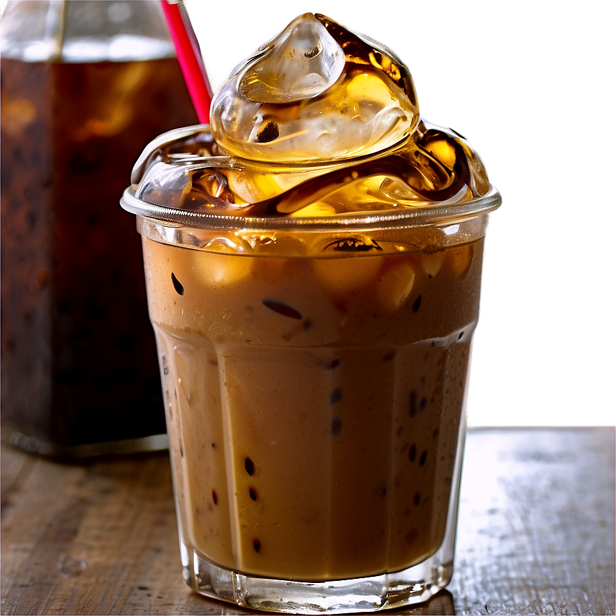 Iced Coffee with Syrups PNG 99 PNG image with a transparent background, free high-resolution download