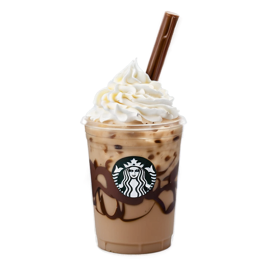 Iced Coffee with Whipped Cream PNG 05252024 PNG image with a transparent background, free high-resolution download