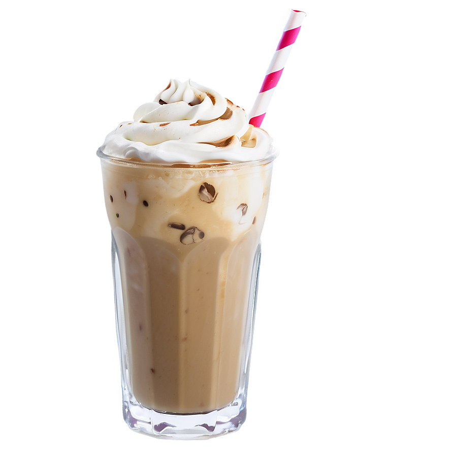 Iced Latte Glass Png 06112024