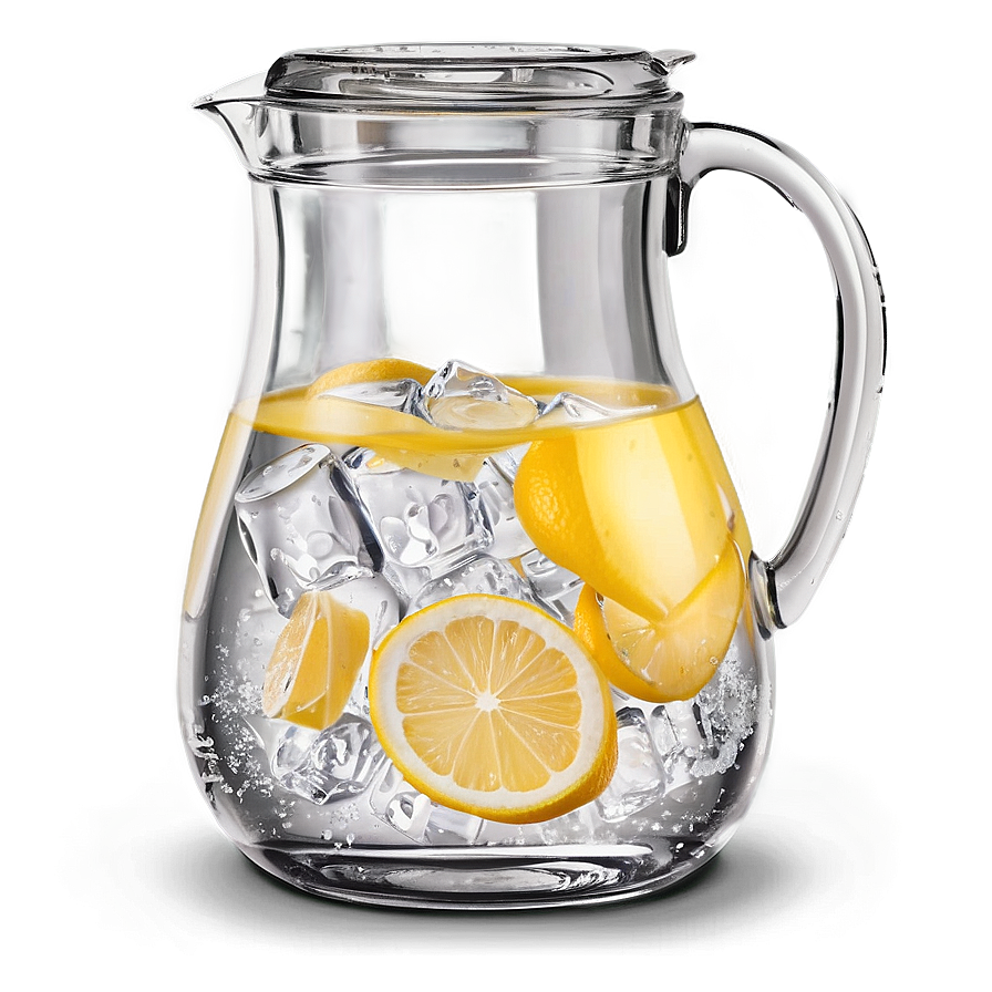 Iced Lemonade Pitcher PNG oxf45 PNG image with a transparent background, free high-resolution download