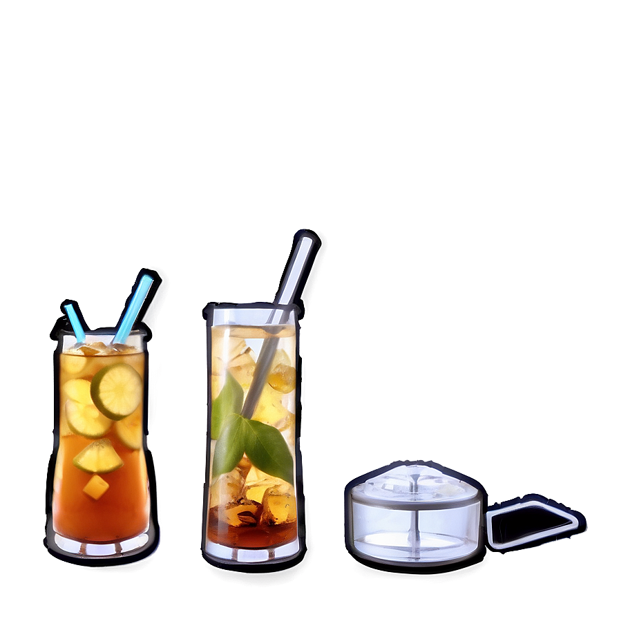 Iced Tea Bar Selection PNG sfd PNG image with a transparent background, free high-resolution download