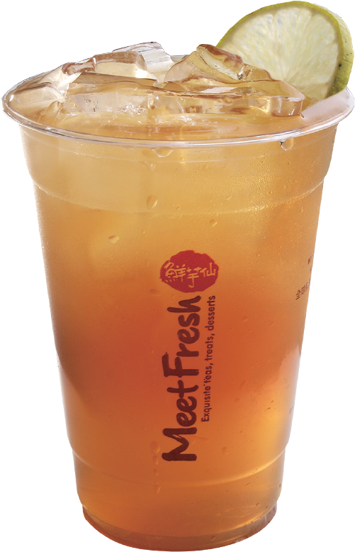 Iced Tea Beveragein Clear Cup