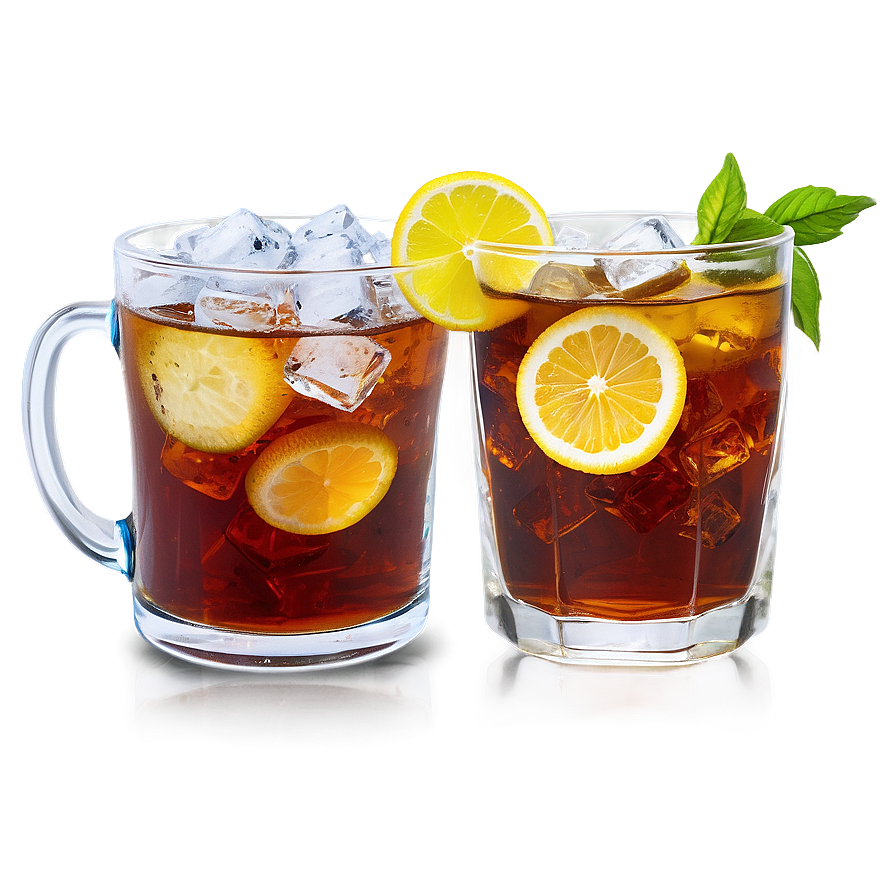 Iced Tea Glass PNG tco PNG with transparent background