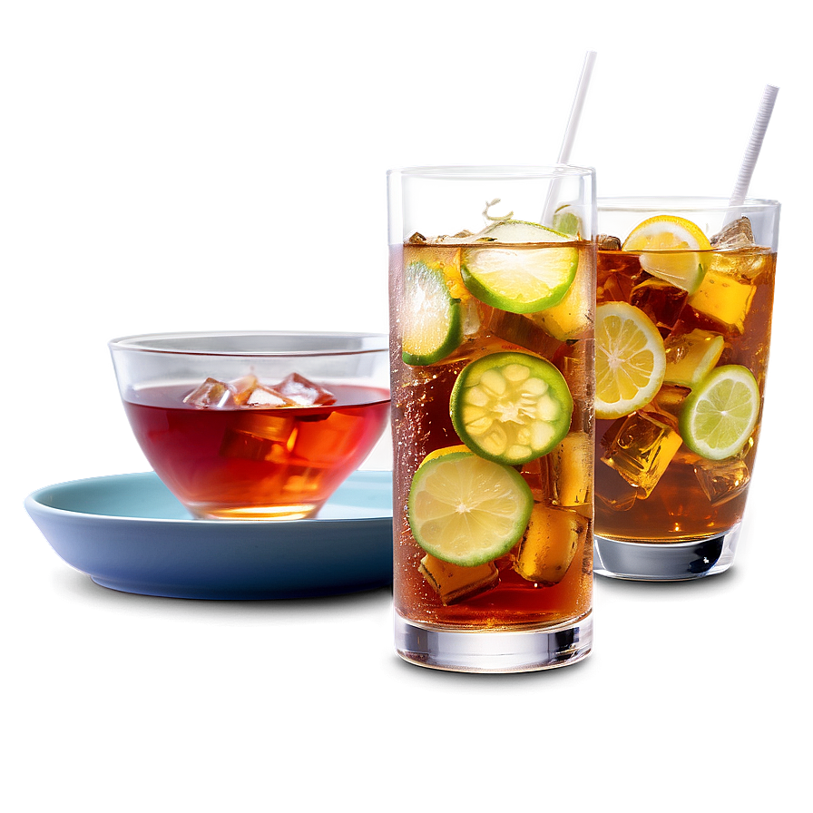 Iced Tea Glass PNG wqg PNG with transparent background