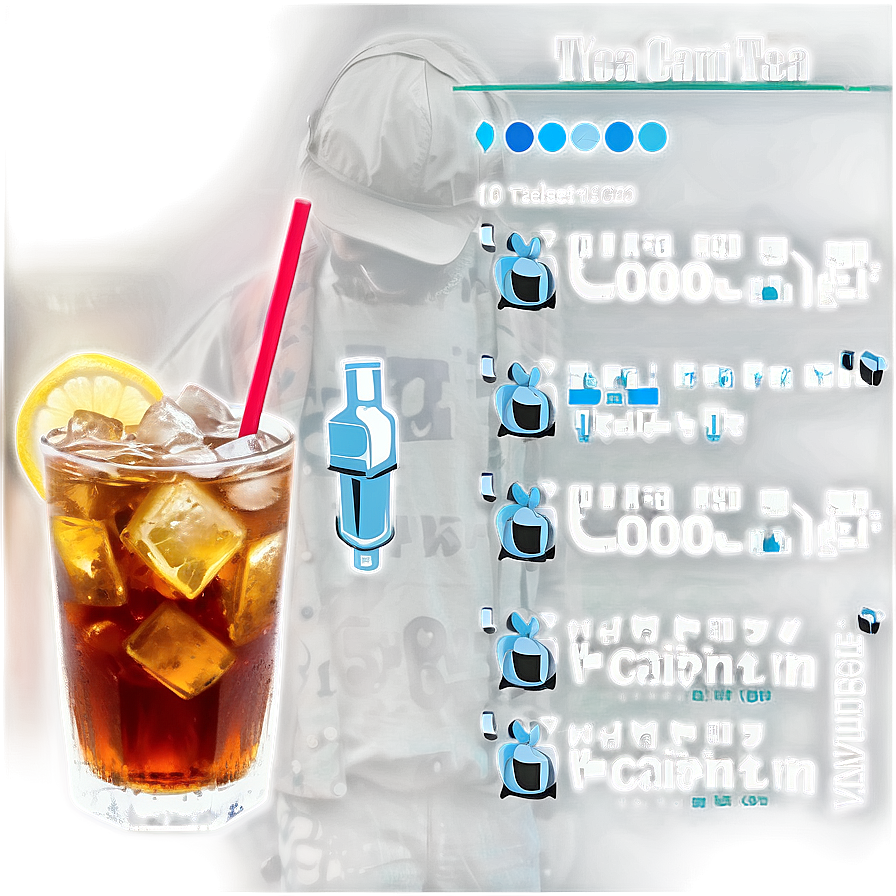 Iced Tea In Hand Png 06242024