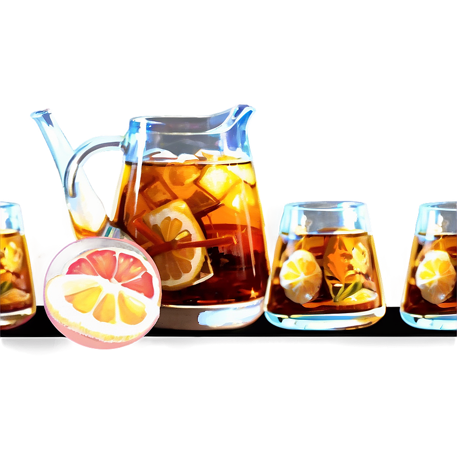 Iced Tea In Sunlight Png Awp