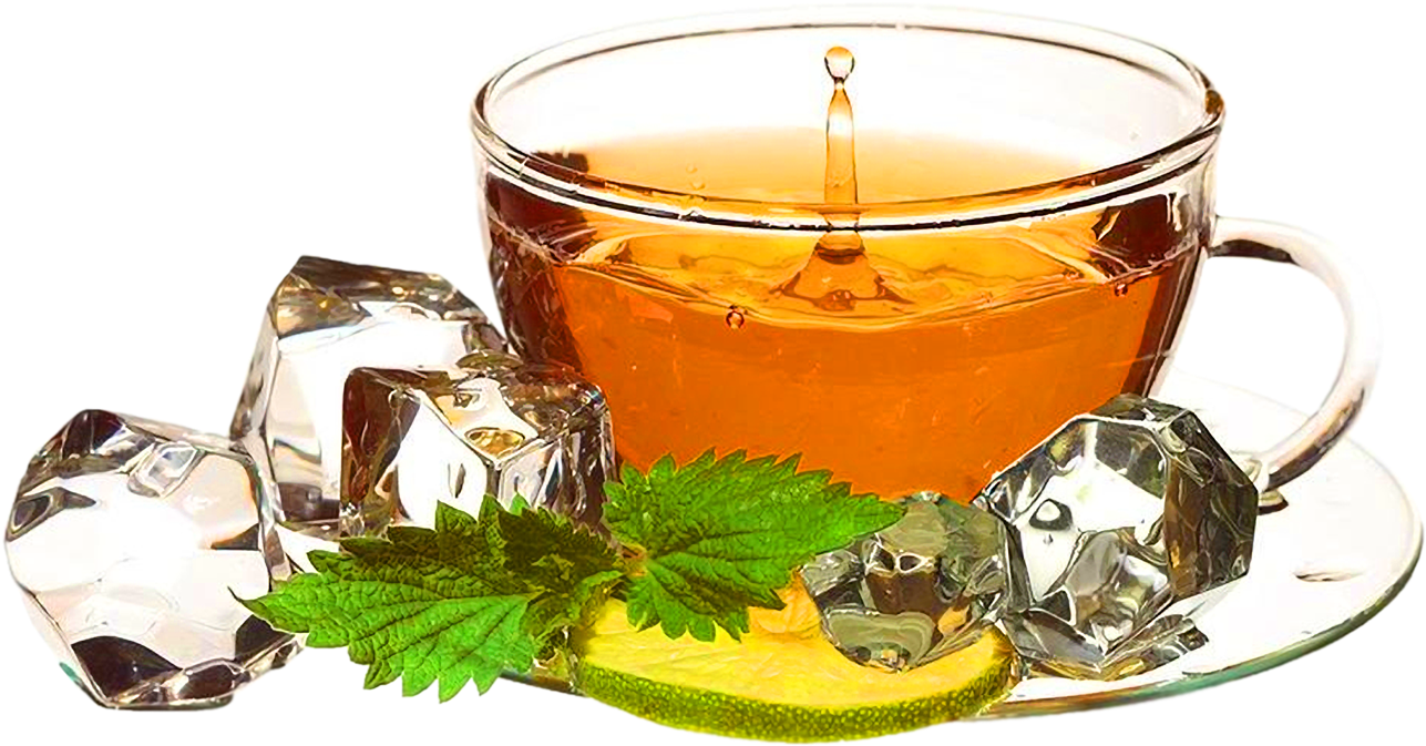 Green Tea With Ice - Herbal Tea Png Transparent, Png Download PNG with transparent background
