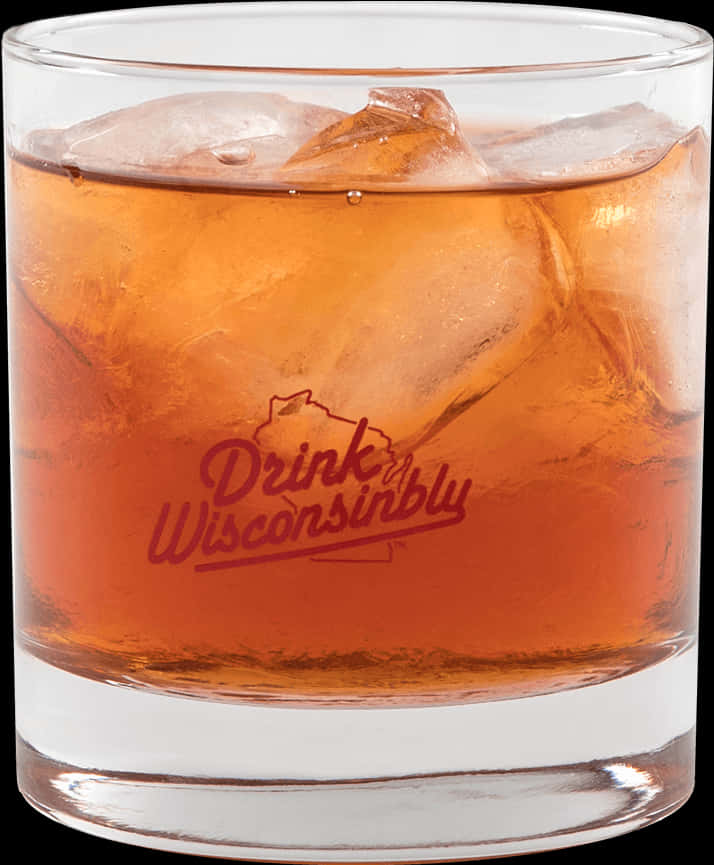 Iced Whiskey Glass Drink Wisconsinbly