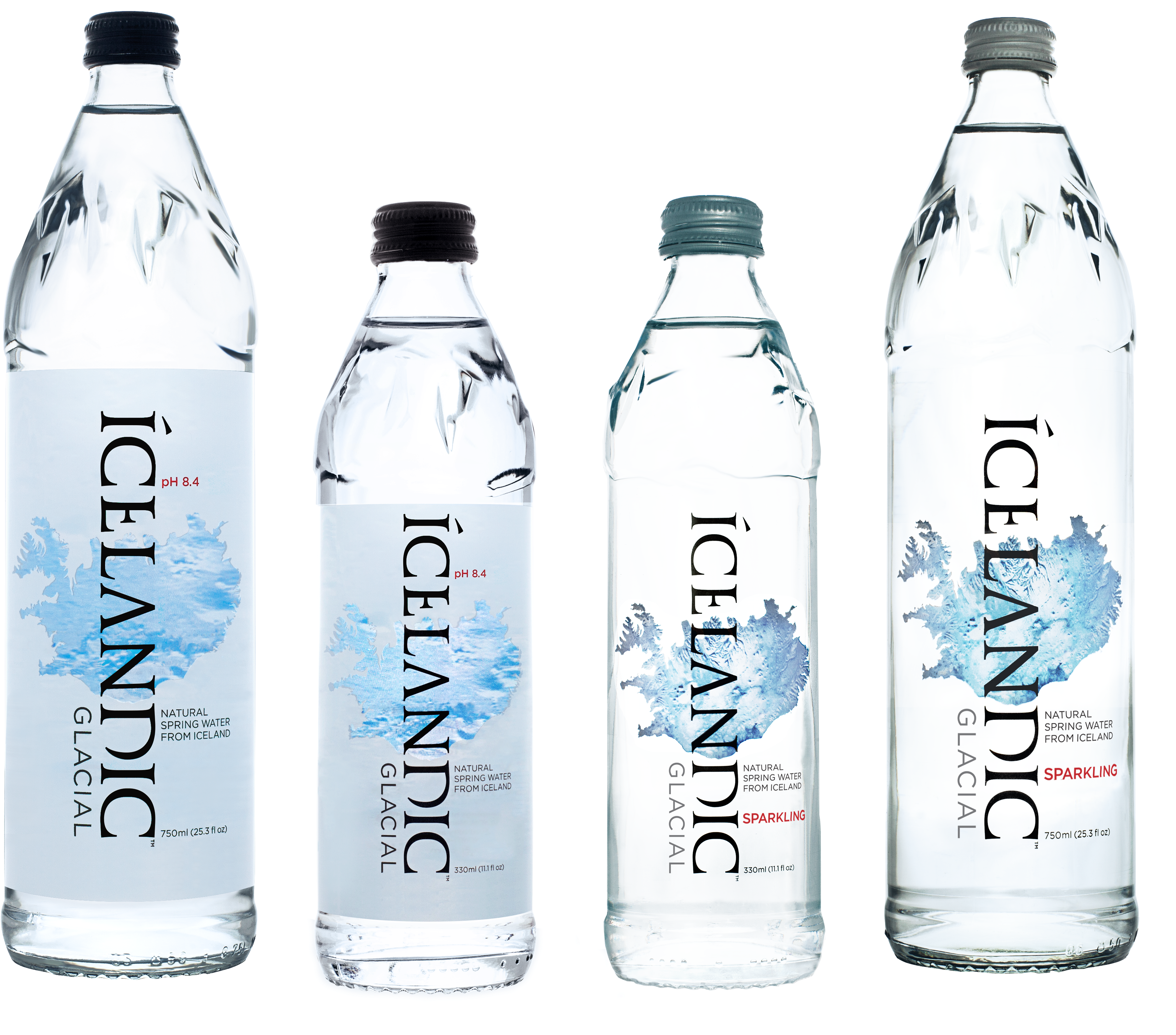 Icelandic Glacial Water Glass Bottle, HD Png Download PNG image with a transparent background, free high-resolution download