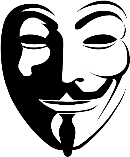 Anonymous Guy Fawkes Mask Clip Art - V For Vendetta Png, Transparent Png PNG with transparent background