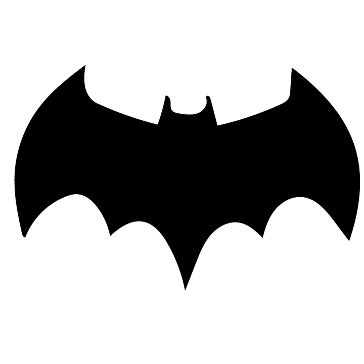 Iconic Batman Symbol PNG with transparent background