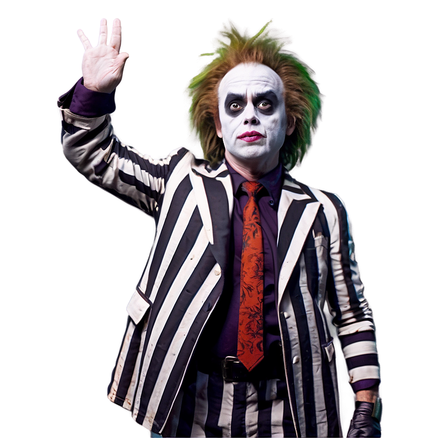 Iconic Beetlejuice Pose Png Ulj