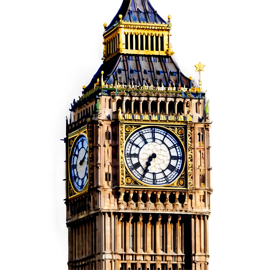 Iconic Big Ben Clock Tower Png 06242024