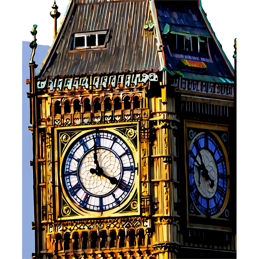 Iconic Big Ben Tower Png Iue76