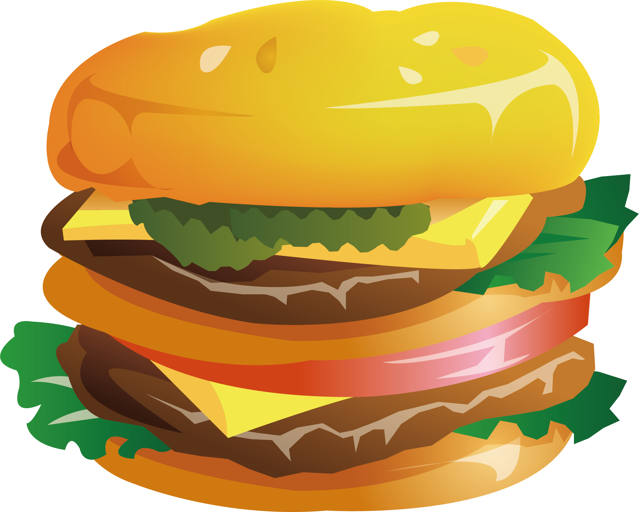 Cartoon Burger Png - Cartoon Mcdonalds Big Mac, Transparent Png PNG image with a transparent background, free high-resolution download