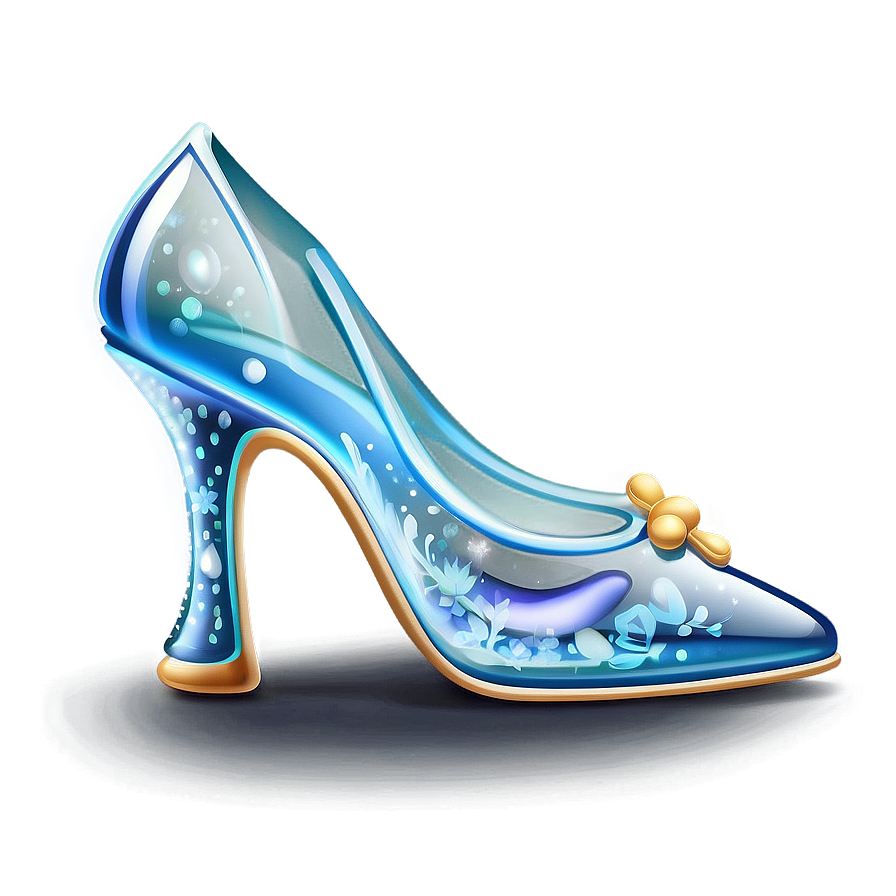 Iconic Cinderella Glass Shoe Png Qdu