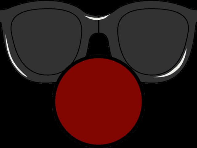 Clown Nose With Glasses, HD Png Download PNG image with a transparent background, free high-resolution download