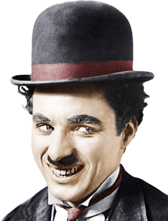 Iconic Comedian Bowler Hat Smile.png