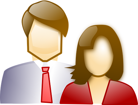 Iconic Couple Avatar PNG with transparent background