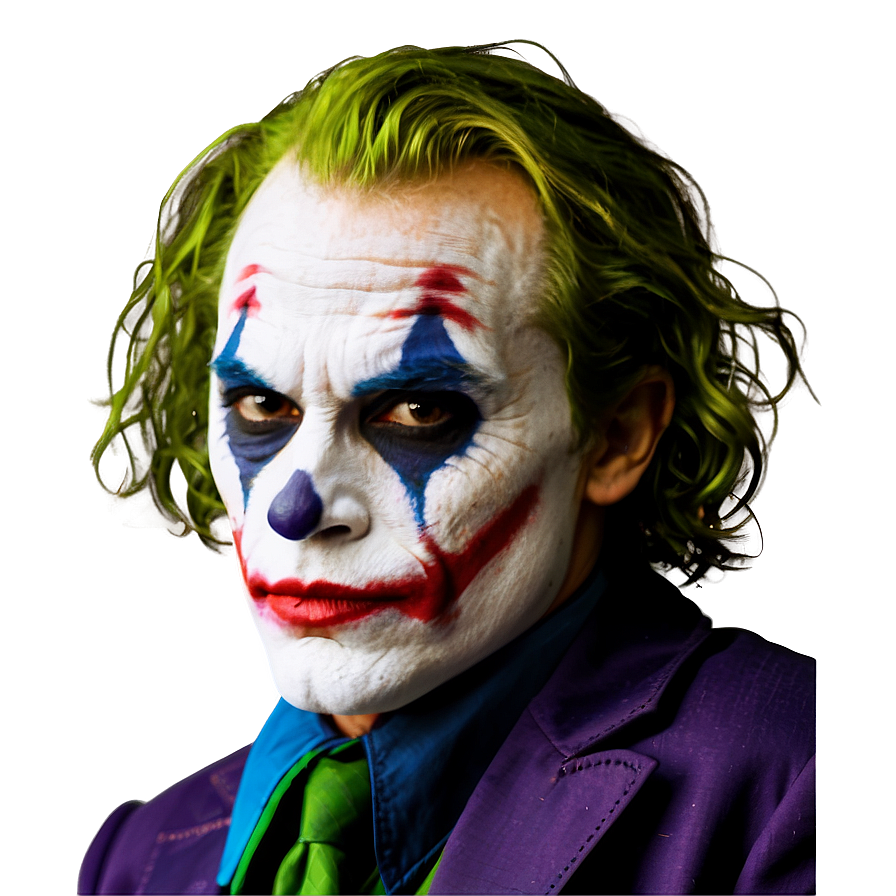 Iconic Joker Makeup Png 06272024