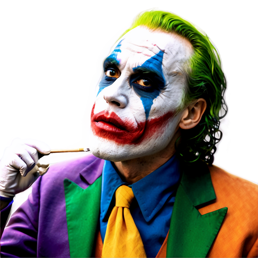 Iconic Joker Makeup Png 06272024